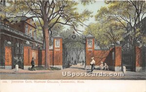 Johnston Gate at Harvard College Cambridge, MA