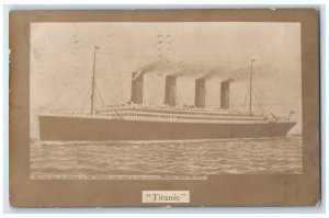 RMS Titanic Disaster Sinking Sent Sept. 22 1912  RPPC Photo Posted Postcard 