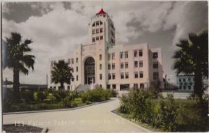 Monterray Nuevo Leon N.L. Mexico RPPC Real Photo Postcard FEDERAL PALACE c1920