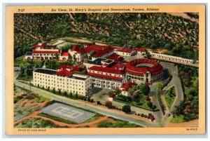 1948 Air View St. Mary's Hospital Sanatorium Building Tucson Arizona AZ Postcard