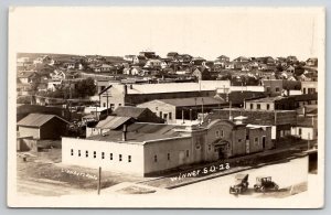 Winner SD RPPC 1923 View Homes Old Cars Business Lienhart Photo Postcard F30