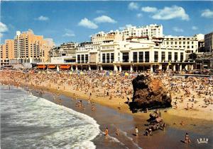 BR8470 le casino et la plage Biarritz   france