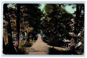 1913 Lovers Walk Sarnia Beaches Ontario Canada Antique Posted Postcard