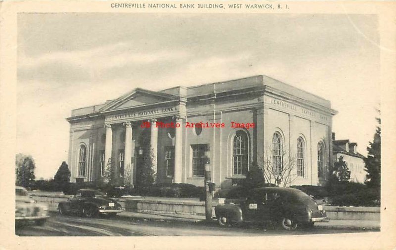 RI, West Warwick, Rhode Island, Centreville National Bank Building, Berger Bros