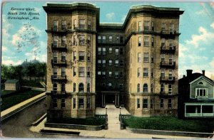 1910s Terrace Court South 20th Street Birmingham AL Postcard