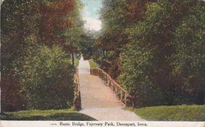 Iowa Davenport Rustic Bridge Fejervary Park