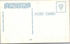 Postcard SCHOOL SCENE Madison Wisconsin WI AL6299