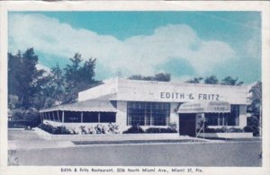 Florida Miami Edith & Fritz Restaurant