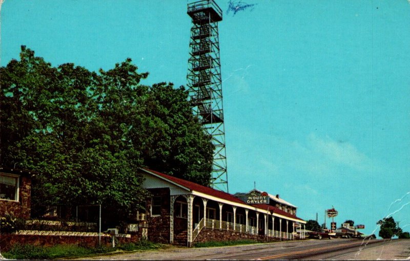 Arkansas Ozarks Mount Gaylor Tower On U S 71