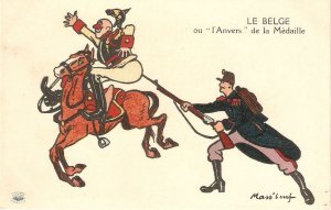 Le Belge, ou l'Anvers de la Medaille Humorous po...