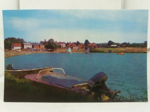 New Vintage Postcard The Boating Lake St Osyth Essex 1970s Vgc