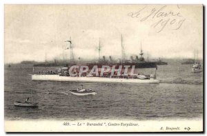 Old Postcard Boat War Against The Durandal destroyer