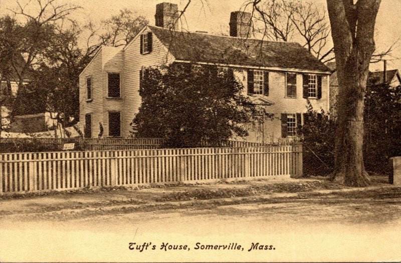 Massachusetts Somerville Tuft's House 1910