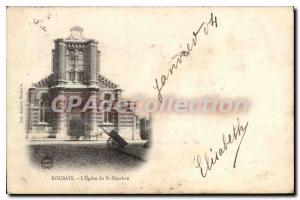 Postcard Roubaix Old Church Of St Sepulcher