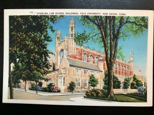 Vintage Postcard 1915-30 Sterling Law School, Yale, New Haven, Connecticut (CT)