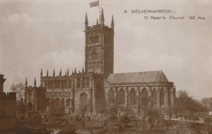 Staffordshire Postcard - St Peter's Church, Wolverhampton RS21766