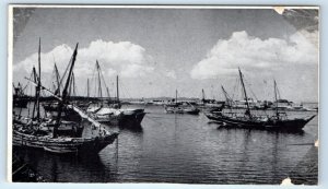 Fishing fleet East Pakistan Postcard