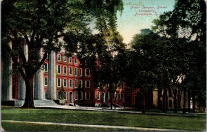 Vtg 1910s Front Campus Brown University Providence Rhode Island RI Postcard