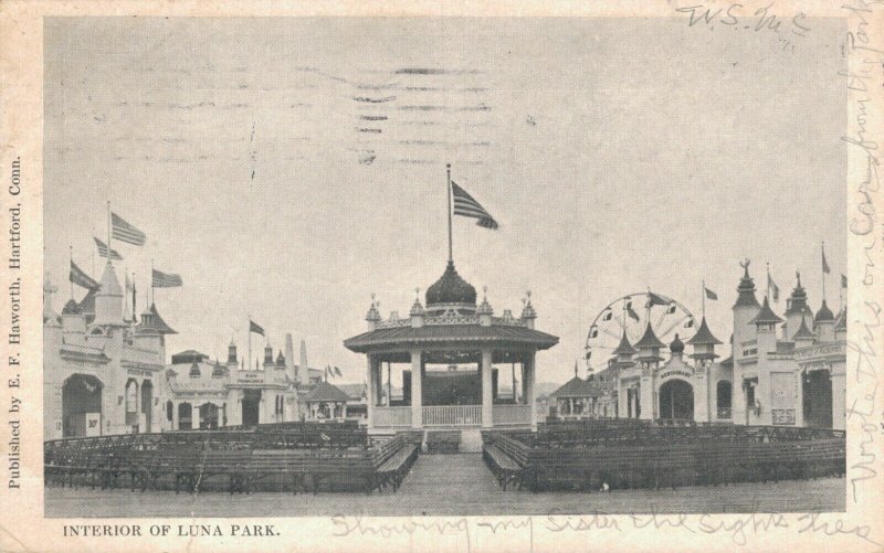 USA Interior of Luna Park Hartford Connecticut 06.44