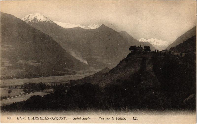 CPA St-SAVIN - Env. D'ARGELES GAZOST - Vue sur la Vallée (281557)