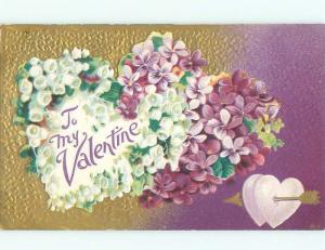 Divided-Back VALENTINE DAY SCENE Great Postcard W7846
