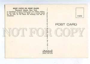 204376 CANADA USA Thousand Islands Boldt castle old postcard