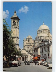 Postcard Vedua della Piazza Peretti, Santuario della Madonna del Sangue, Italy