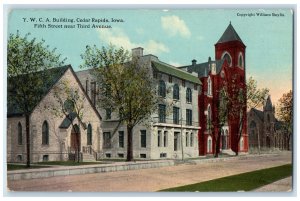 c1910s Y.W.C.A. Building Exterior Cedar Rapids Iowa IA Unposted Vintage Postcard