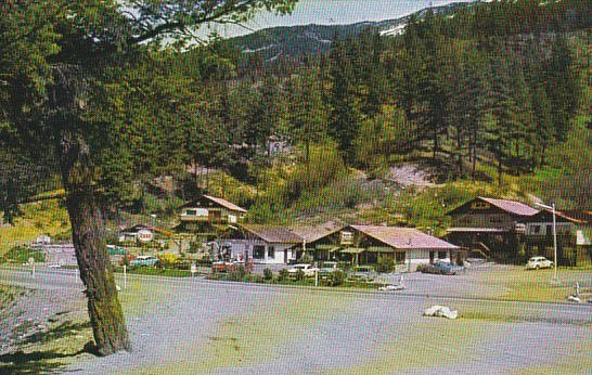 Canada Kanaka Bar and Esso Gas Station Fraser Canyon British Columbia