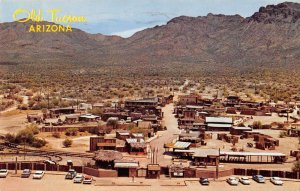 Old Tucson Arizona aerial view built for filming vintage pc ZA441418