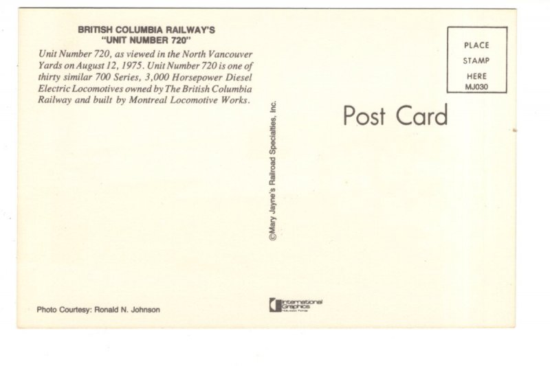 British Columbia Railway North Vancouver Yard 1975