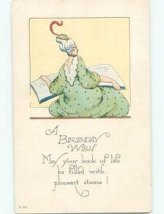 Divided-Back PRETTY WOMAN Risque Interest Postcard AA8092