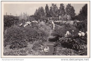 Alaska Anchorage Flower Garden Real Photo