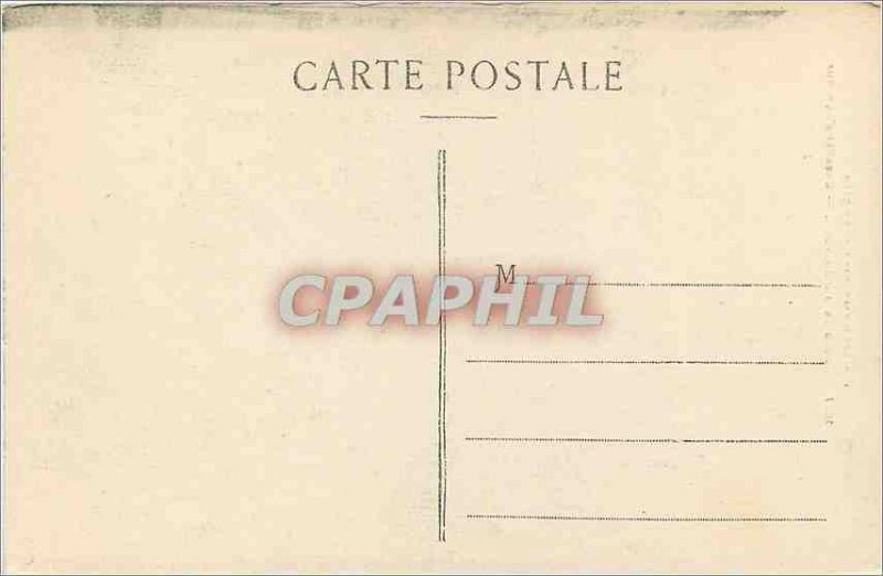 Postcard Old Castle Staircase of Honor Tournoel Auvergne Picturesque