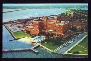 Fort Monroe, Virginia/VA Postcard, Aerial View Of The Chamberlin Hotel