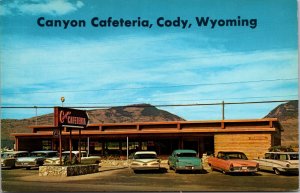 Postcard Canyon Cafeteria in Cody, Wyoming