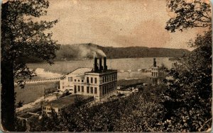 Holtwood Dam Generating Station Exterior Pennsylvania Water & Power Postcard