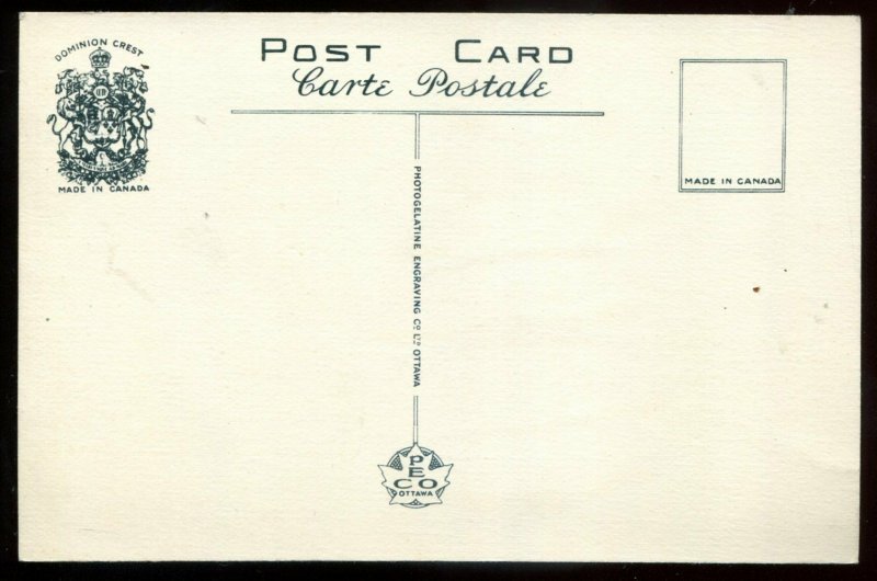 h4058- NORTH BAY Ontario Postcard 1920s Martin River Camp Ferguson Highway. PECO