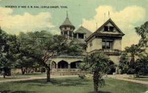 Residence of Mrs. H. M. King - Corpus Christi, Texas