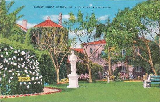 Florida Saint Augustine Oldest House Garden