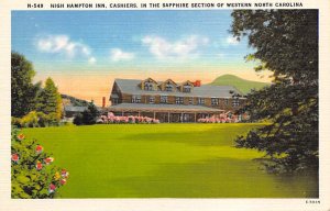 High Hampton Inn Cashiers, North Carolina NC Postcard