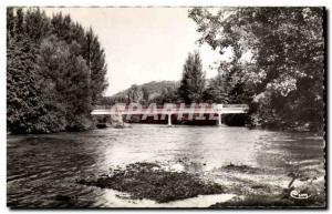 Modern Postcard Loures Barbazan The bridge on the Garonne