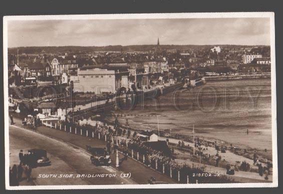 098044 UK South side Bridlington Vintage photo PC