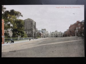 Suffolk BURY ST EDMUNDS Angel Hill - Old Postcard by Valentines 32362