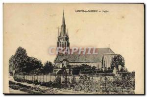 Old Postcard Lamothe Santerre The Church