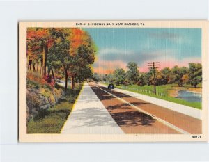 Postcard U. S. Highway No. 11, Virginia