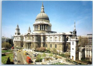 Postcard - View from the South East, St. Paul's Cathedral - London, England