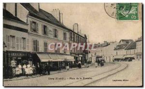 Postcard Old Livry Fountain Square Printing