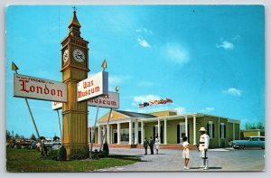 St Petersburg Beach Florida~London Wax Museum~Replica Big Ben Clock~Vintage PC