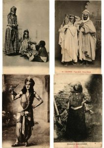 NORTH AFRICA TYPES ARAB GIRLS 44 CPA Pre-1940 with BETTER (L2814)